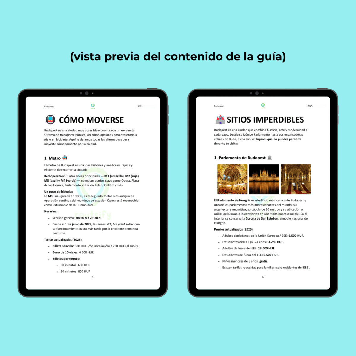 Guías de recomendaciones - BUDAPEST | Consejos, transportes, mapas, restaurantes, actividades, apps