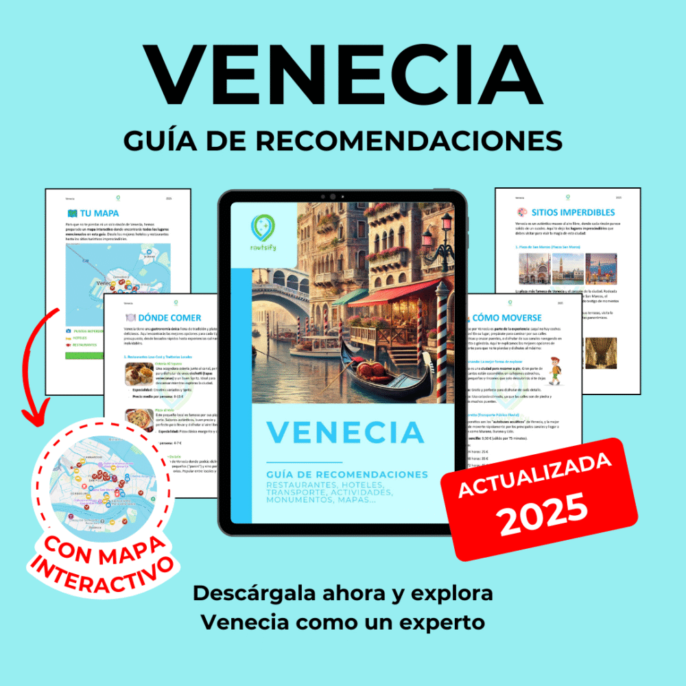 Guías de recomendaciones - VENECIA | Consejos, transportes, mapas, restaurantes, actividades, apps