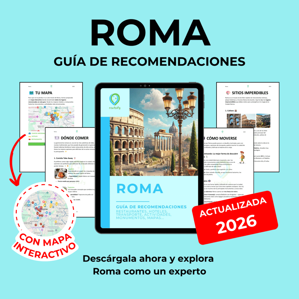 Guías de recomendaciones - ROMA | Consejos, transportes, mapas, restaurantes, actividades, apps