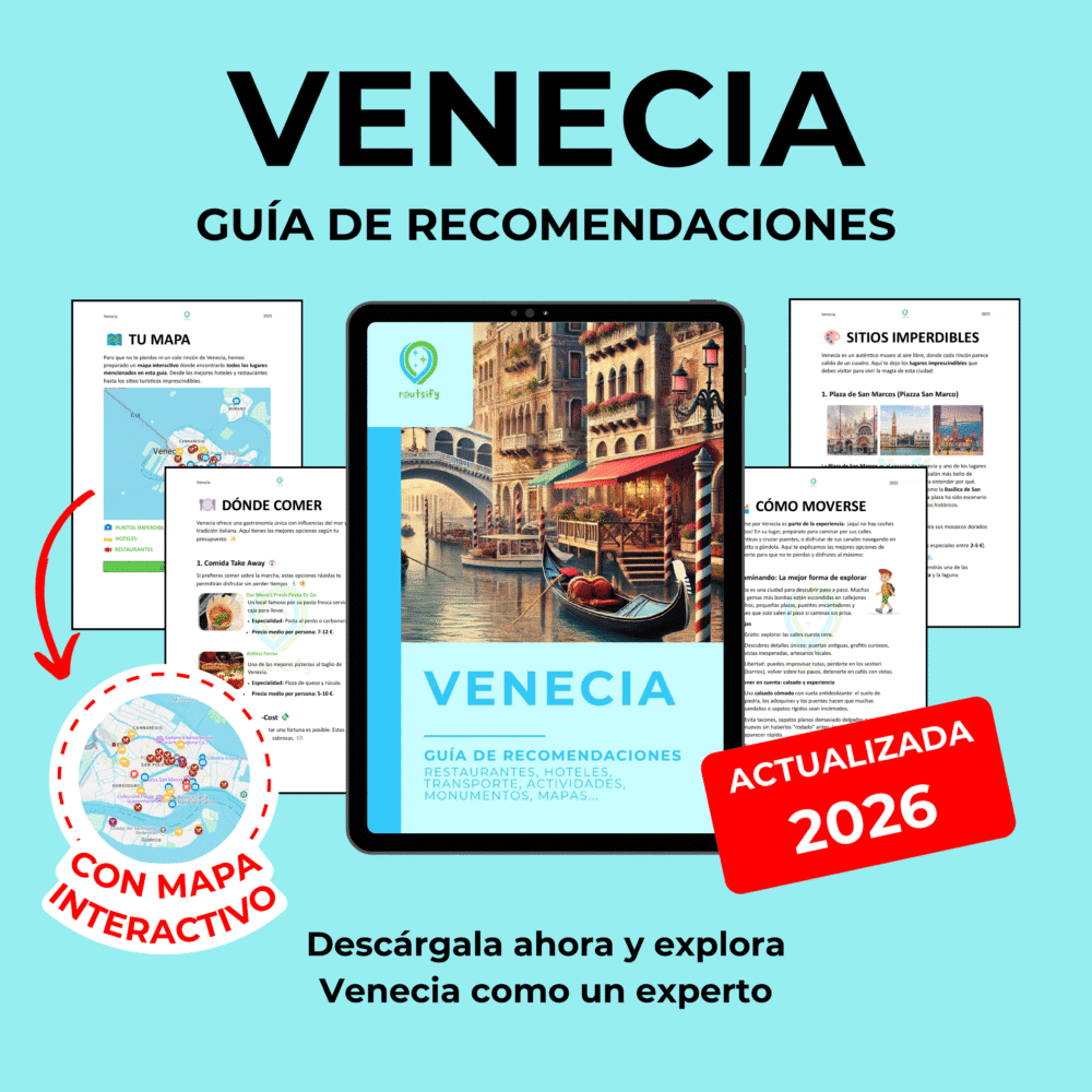 Guías de recomendaciones - VENECIA | Consejos, transportes, mapas, restaurantes, actividades, apps