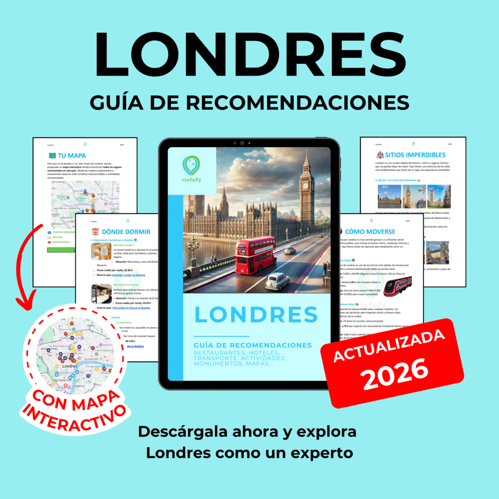 Guías de recomendaciones - LONDRES | Consejos, transportes, mapas, restaurantes, actividades, apps