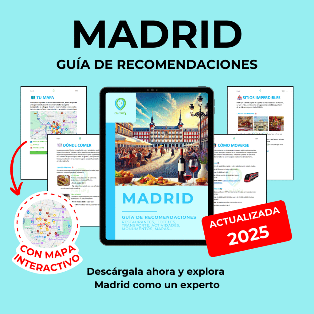 Guías de recomendaciones - MADRID | Consejos, transportes, mapas, restaurantes, actividades, apps.