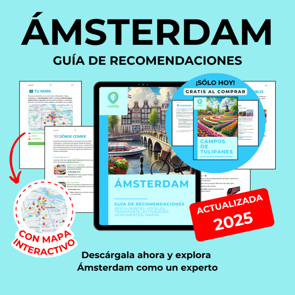 Guías de recomendaciones - AMSTERDAM | Consejos, transportes, mapas, restaurantes, actividades, apps