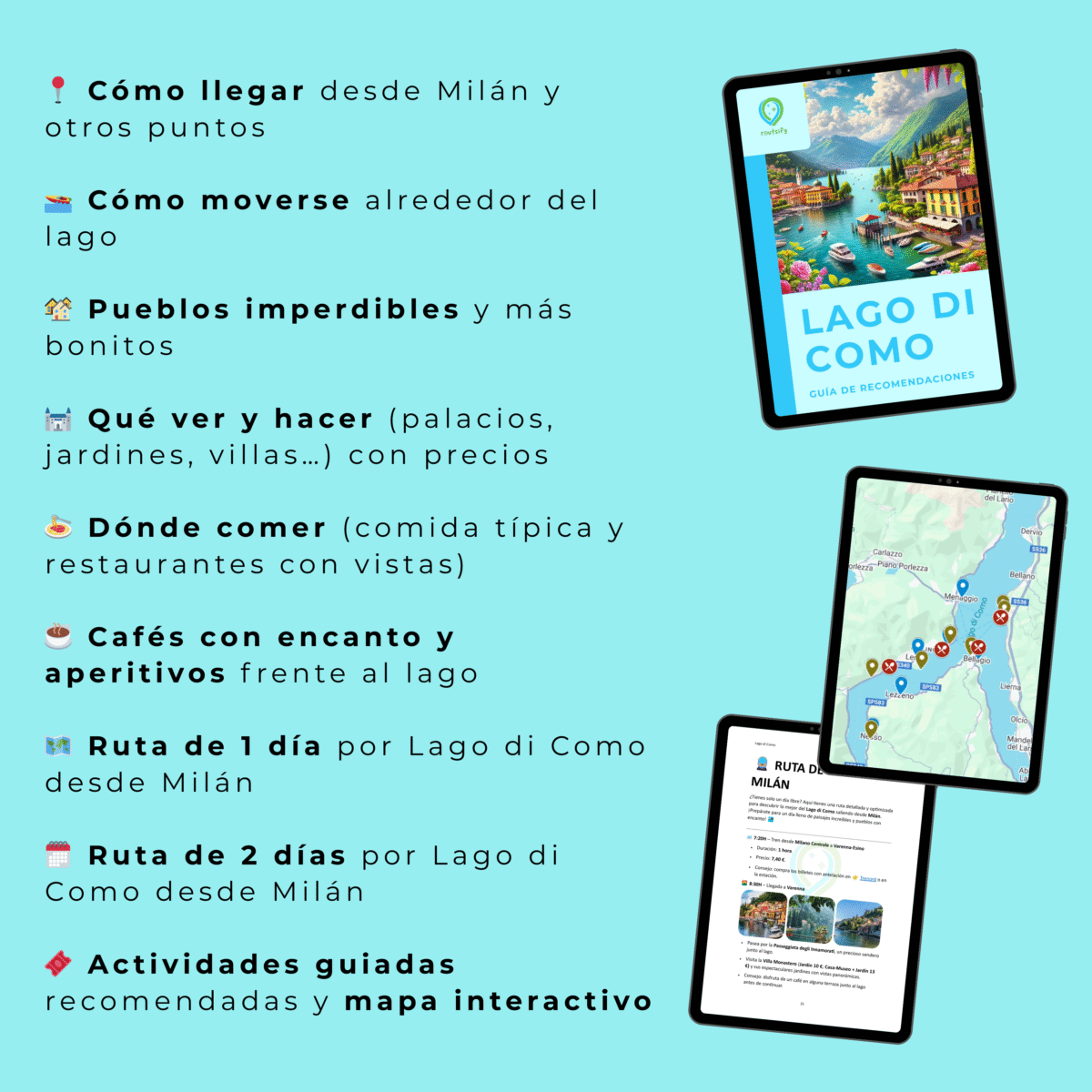 Guías de recomendaciones - MILAN | Consejos, transportes, mapas, restaurantes, actividades, apps