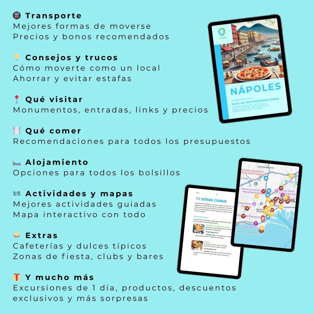 Guías de recomendaciones - NÁPOLES | Consejos, transportes, mapas, restaurantes, actividades, apps