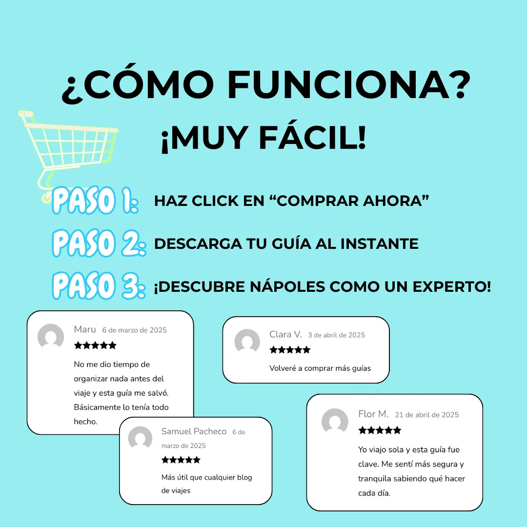 Guías de recomendaciones - NÁPOLES | Consejos, transportes, mapas, restaurantes, actividades, apps
