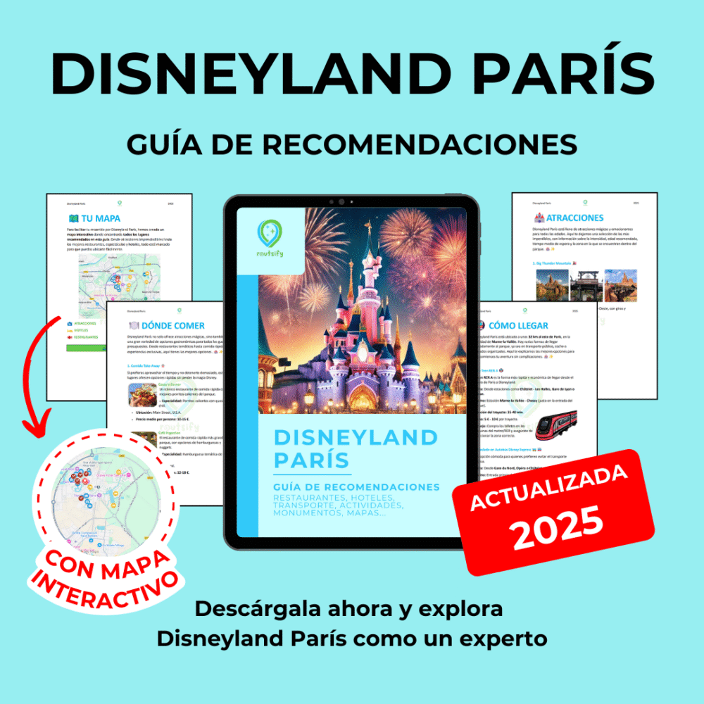 Guías de recomendaciones - DISNEYLAND PARIS | Consejos, transportes, mapas, restaurantes, actividades, apps