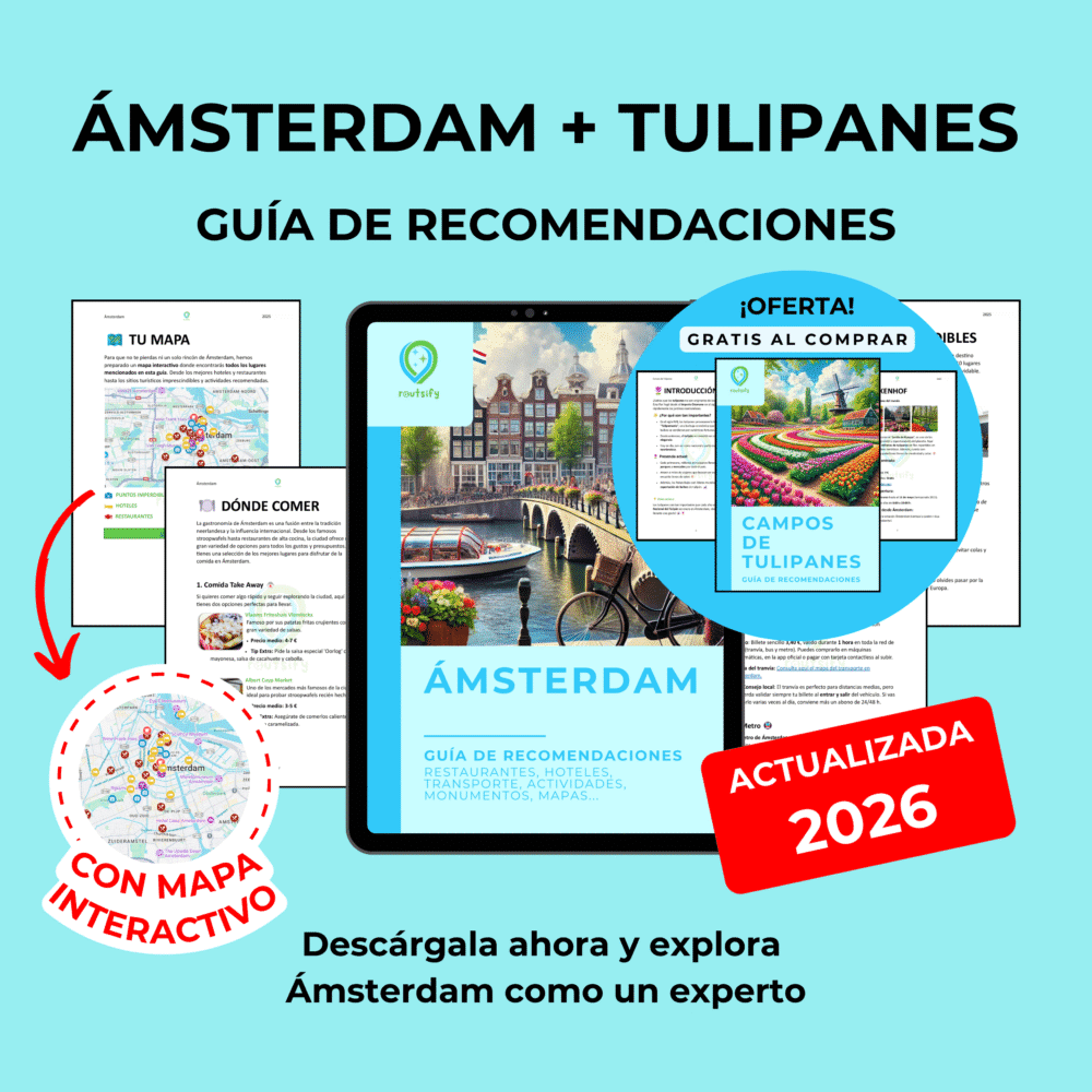 Guías de recomendaciones - AMSTERDAM | Consejos, transportes, mapas, restaurantes, actividades, apps