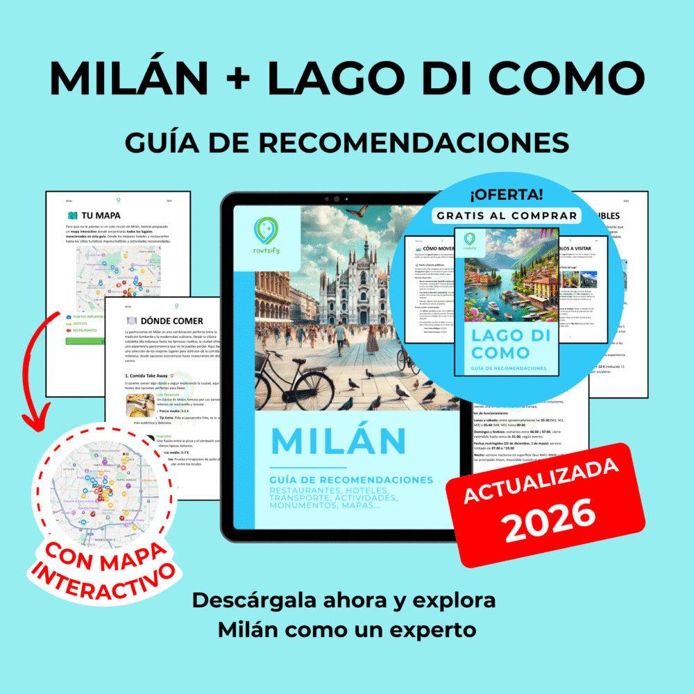 Guías de recomendaciones - MILAN | Consejos, transportes, mapas, restaurantes, actividades, apps