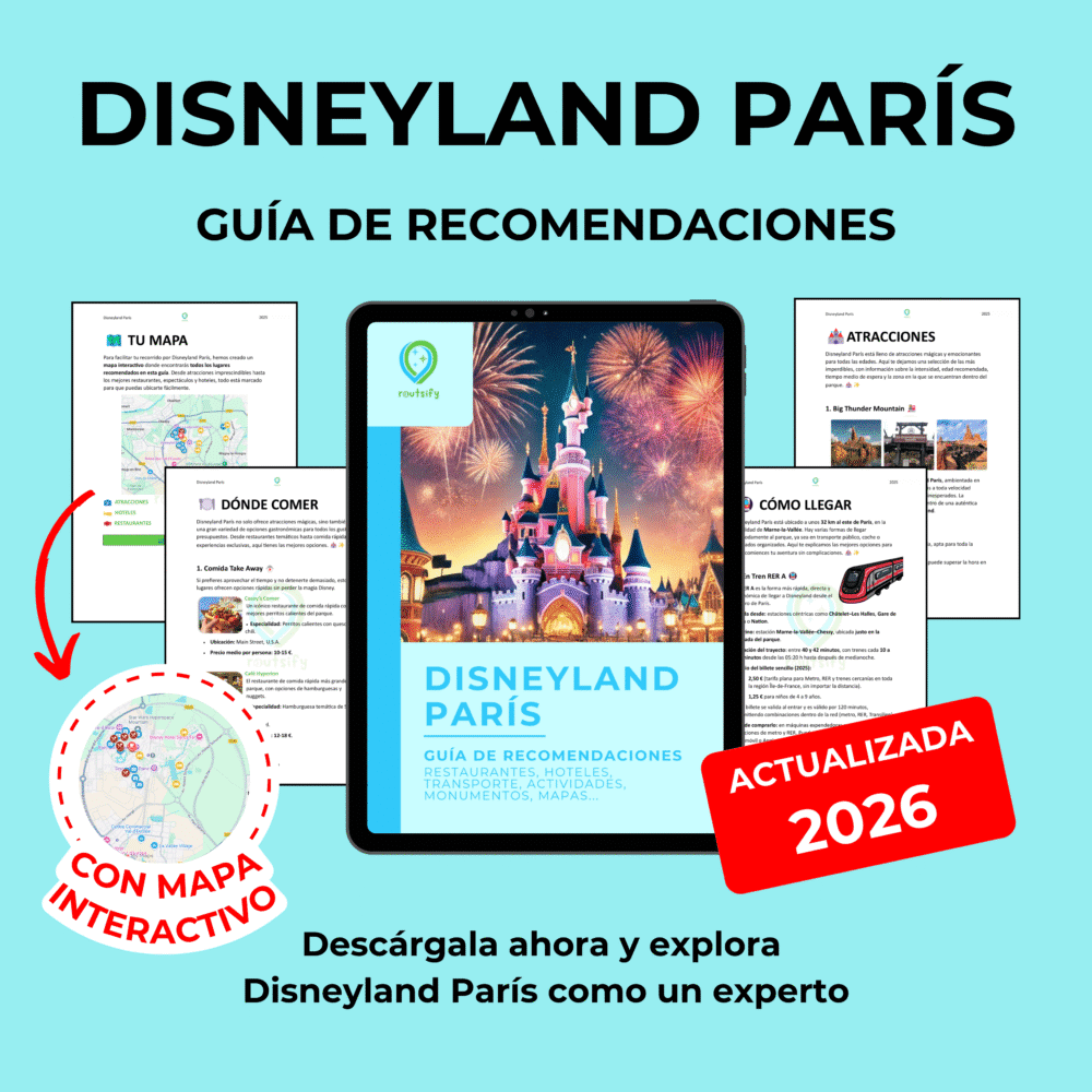Guías de recomendaciones - DISNEYLAND PARIS | Consejos, transportes, mapas, restaurantes, actividades, apps