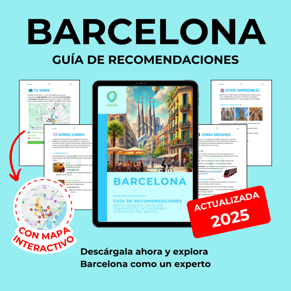 Guías de recomendaciones - BARCELONA | Consejos, transportes, mapas, restaurantes, actividades, apps