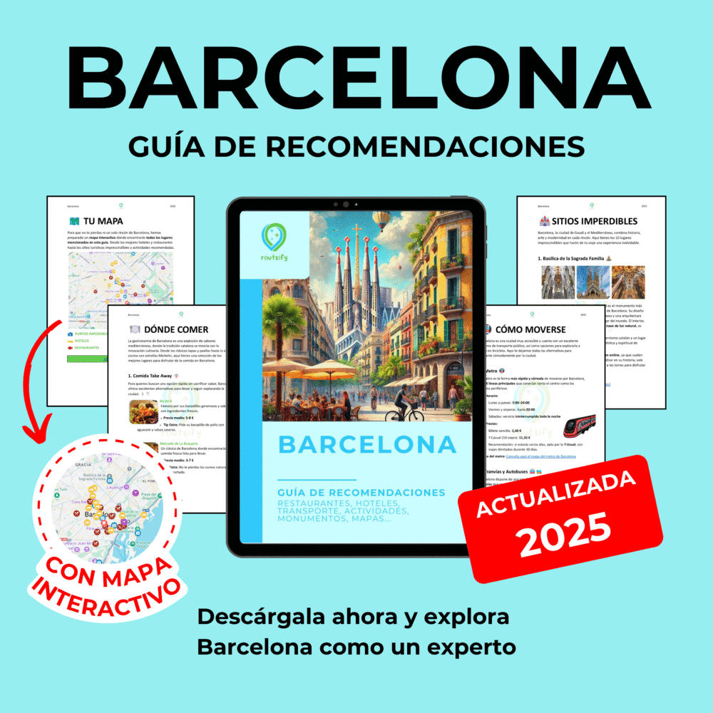 Guías de recomendaciones - BARCELONA | Consejos, transportes, mapas, restaurantes, actividades, apps