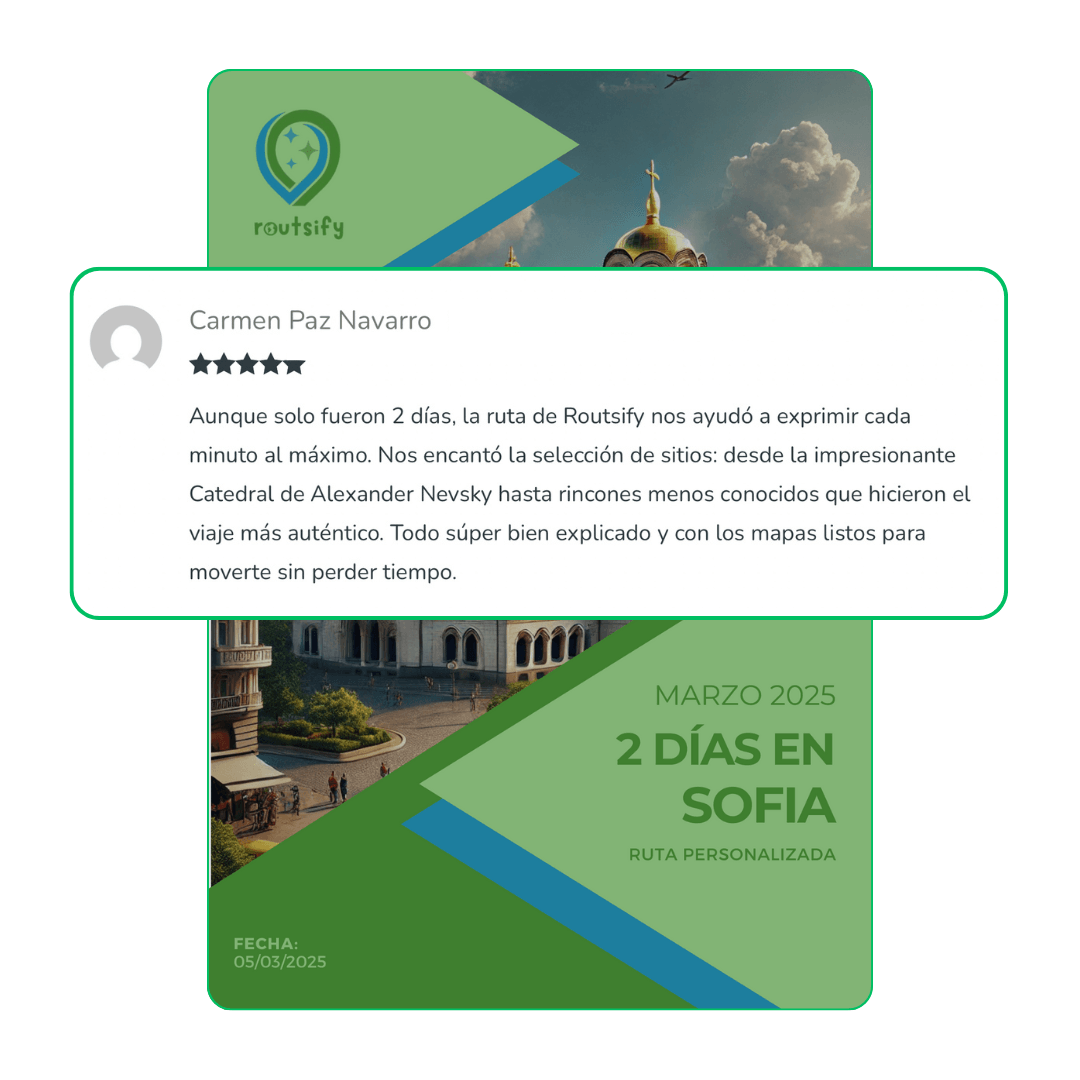 Ruta Personalizada Reseña 4 de una ruta personalizada hecha por Routsify