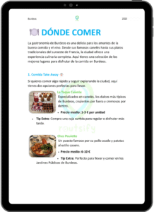 Guías de recomendaciones Dónde comer Burdeos