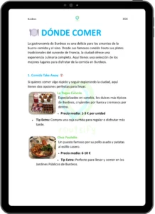 Guías de recomendaciones Sitios imperdibles donde comer en burdeos con esta guía de recomendaciones