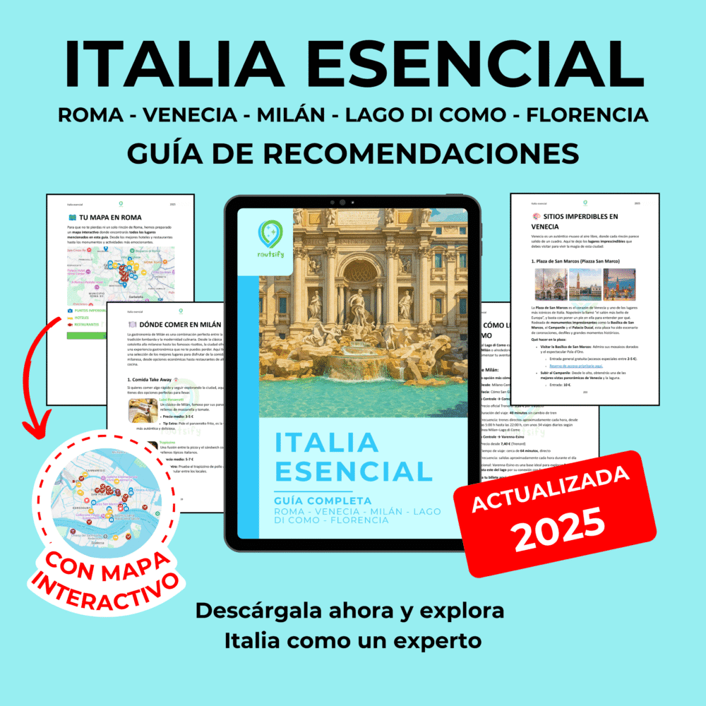 Guías de recomendaciones - ITALIA ESENCIAL | Consejos, transportes, mapas, restaurantes, actividades, apps