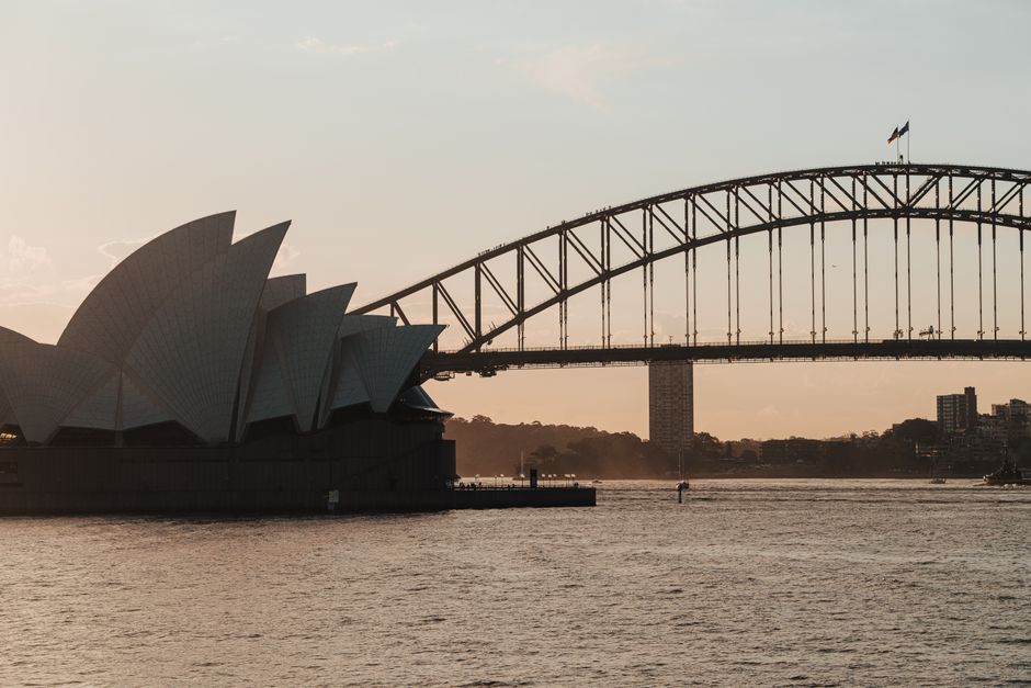 Australia en 15 días: Sídney, Gran Barrera y naturaleza salvaje Bahía de Sídney al atardecer — Australia en 15 días