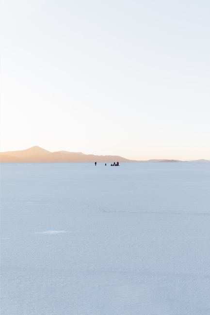 Salar de Uyuni al amanecer, Bolivia